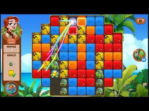 Lost Island Blast Adventure Level 1692 - NO BOOSTERS 🏝️ | SKILLGAMING ✔️