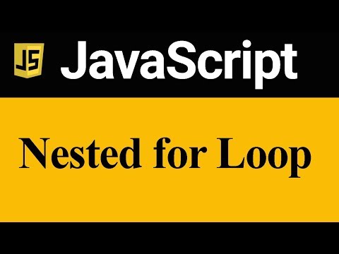 Nested for Loop in Javascript Hindi