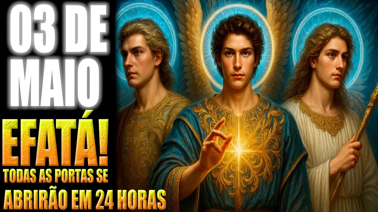 Diga EFATÁ com São Miguel, São Rafael e São Gabriel 🙌 e Veja o Milagre Chegar!