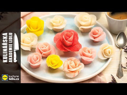 Jednoduché růže z marcipánu - Roman Paulus - Kulinářská Akademie Lidlu