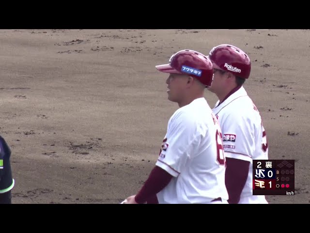 【ファーム】先制!! イーグルス・堀内謙伍 女房役がピッチャーを助けるタイムリーヒット!! 2025年4月4日 東北楽天ゴールデンイーグルス 対 東京ヤクルトスワローズ