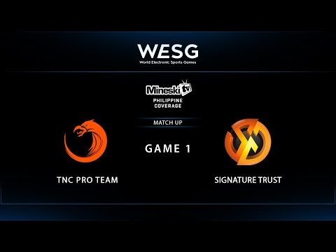 WESG 2017 | TNC eSports vs Signature Trust | Game 1