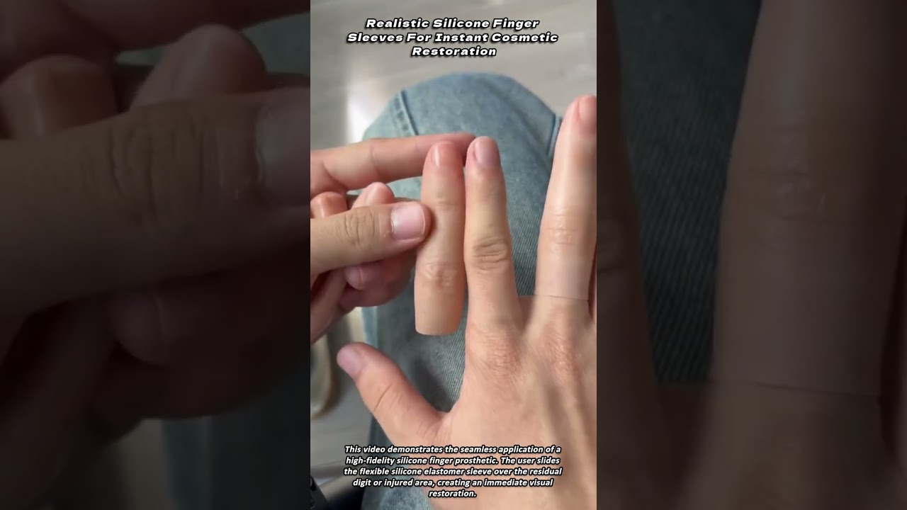 Realistic Silicone Finger Sleeves For Instant Cosmetic Restoration