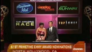 Chandra Wilson and Jim Parsons announce the nominees