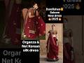 Durefishen Saleem Wear New Dress Organza And Net Korean Silk Pink Short Trending Video