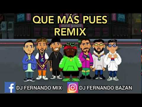 QUE MÁS PUES REMIX ✘ Sech, Maluma, Nicky Jam, Farruko, Justin Quiles, Dalex, Lenny Tavárez