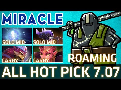 Miracle- Earth Spirit & IO vs Dark Willow + Pangolier + Bane Carry - All Hot Picks 7.07 - Dota 2
