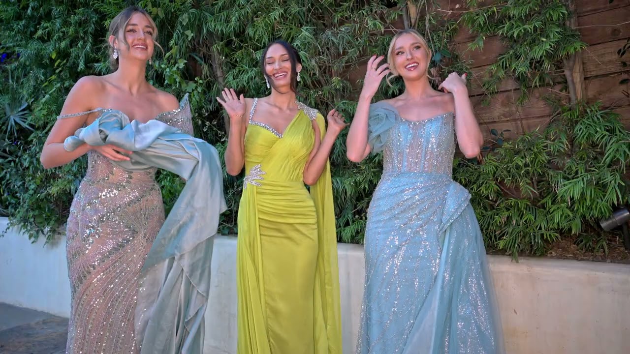 Toria Webber Bella Kohana Emma Danielle pose wearing Designer Glaudi  @bhfw.us