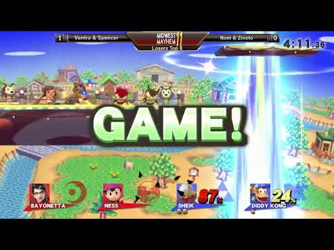 Midwest Mayhem 11 2v2 LOSERS TOP 8: Spencer & Ventra vs. Zinoto & Nom