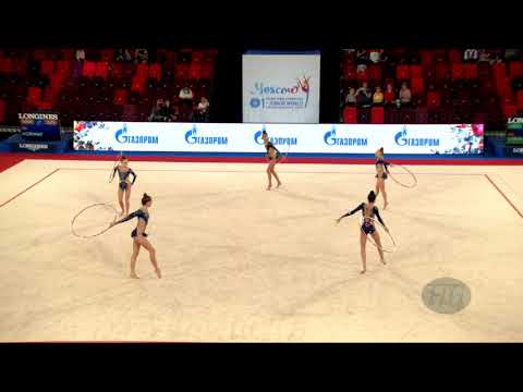 Germany (GER) - 2019 Rhythmic Junior Worlds, Moscow (RUS) - Qualifications 5 Hoops