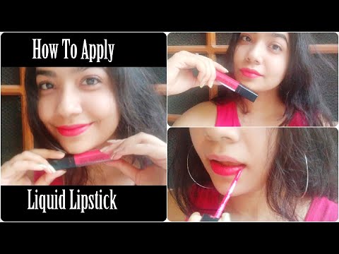 How to apply liquid lipstick perfectly💓💓
