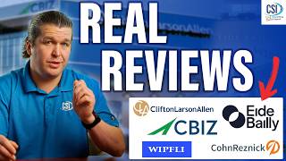 We Reviewed 5 Major Accounting Firms (CLA, Wipfli, CBIZ, Eide Bailly, CohnReznick)