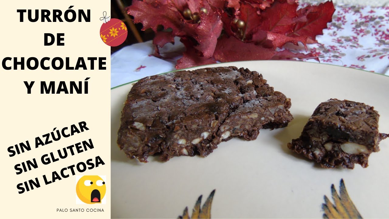 Watch TURRÓN DE CHOCOLATE SIN AZÚCAR SIN GLUTEN SIN LACTOSA Now TURRÓN DE CHOCOLATE SIN AZÚCAR SIN GLUTEN SIN LACTOSA