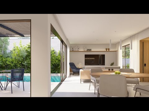 SMALL HOUSE DESIGN WITH COURTYARD