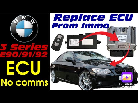 BMW E90 ECU DDE7 (EDC17) no comms how to replace + Final coding & software update with Autel by OBD