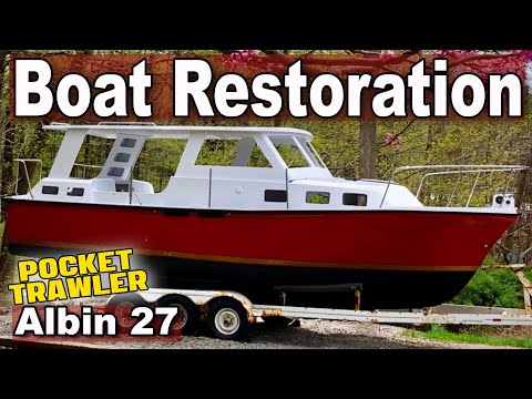 Best Budget Small Trawler | Albin 27 | My Boat Restoration and Boat Building Project (Ep2)