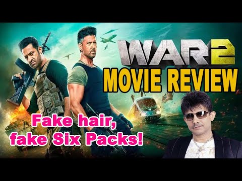WAR 2 MOVIE REVIEW | KRK | #krkreview #moviereview #war2 #war2review #war2update #krkreview #krk 