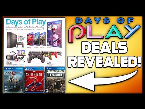 PLAYSTATION DAYS OF PLAY DEALS REVEALED - INSANE DEALS ON PS4 EXCLUSIVES!