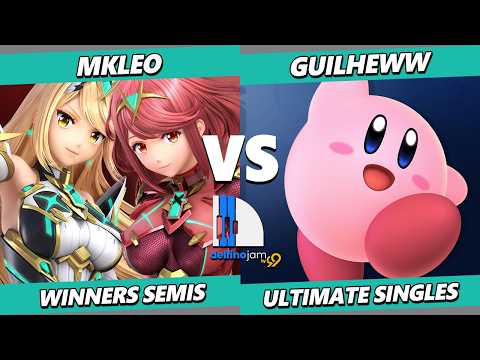 Delfino Jam 99 TOP 8 - MkLeo (Pyra Mythra) Vs. Guilheww (Kirby) Smash Ultimate - SSBU