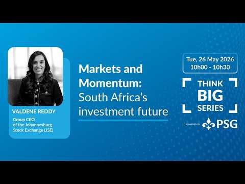 Webinar cover: Markets and Momentum: South Africa’s investment future