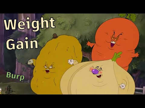 The Cuphead Show - Root Pack Detroys Garden / Weight Gain / Burp