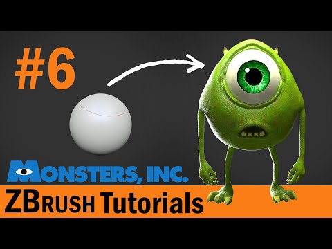 ZBrush Sculpting #monstersinc2 Tutorial | ZBrush Tutorial for Beginners | ZBrush 2020, free tutorial