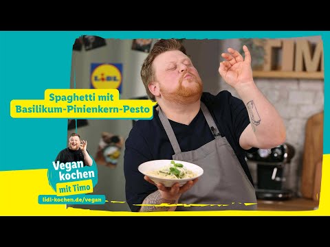 Basilikum-Pesto Selber Machen | Spaghetti & Pesto | Vegan kochen mit Timo | Einfache Vegane Rezepte