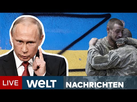 UKRAINE-KRIEG: Glasklare Drohung von Putin - Russische Offensive in Zeitlupe | WELT Livestream