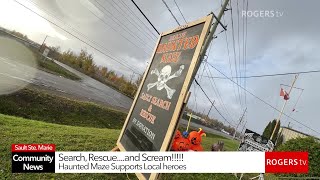 Haunted Maze Raises Spirits and Funds for Sault Search and Rescue