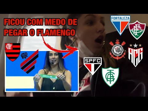FIZ O REACT DO SORTEIO DAS QUARTAS DA CDB DENTRO DO AVIÃO !!!!!!