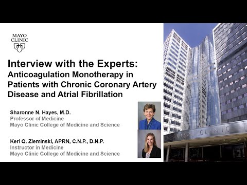 Anticoagulation Monotherapy in Patients with Chronic Coronary Artery Disease and Atrial Fibrillation