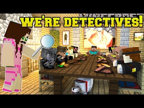Minecraft: WE BECOME DETECTIVES!!! - THE FAMILY TREASURE - Custom Map
