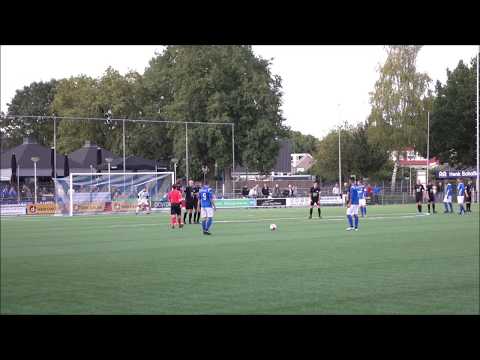 Danny de Lorijn scoort prachtig uit vrije trap tegen DTS ede (bekerwedstrijd)