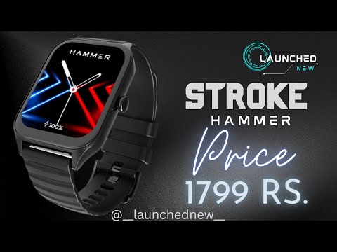 Hammer Stroke || 1.96" Biggest TFT Display || 500 Nits Brightness || BT Calling || Launched New ||