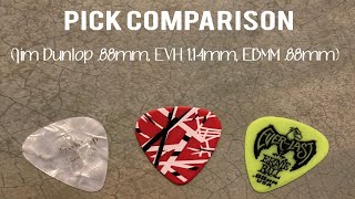 Video thumbnail for Matt Pugliese - Pick Comparison (Jim Dunlop, EVH, EBMM) by Guitar with Matt Pugliese
