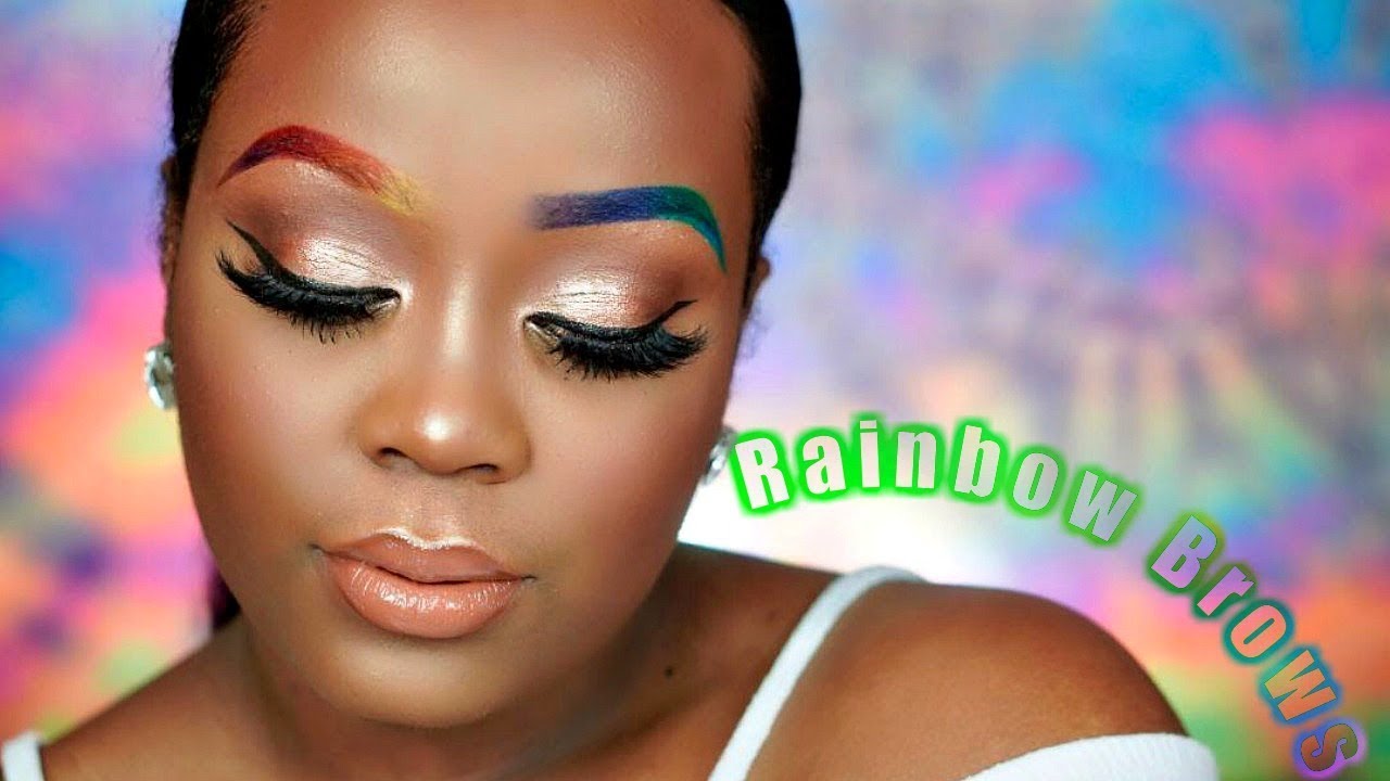 PRIDE MAKEUP TUTORIAL| Rainbow Eyebrows