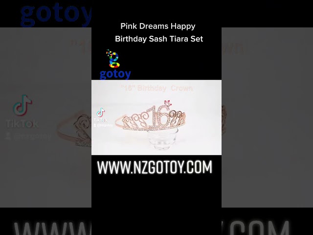 Vídeo relacionado con Cumpleaños Corona y Faja, Corona de Cristal Tiara, Sash Birthday Queen, Diadema Tocado Accesorios, con Alfiler, Adecuado Para Decoración de Cumpleaños de Niñas