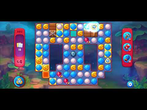 Fishdom Hard level 6412 no boosters フィッシュダム