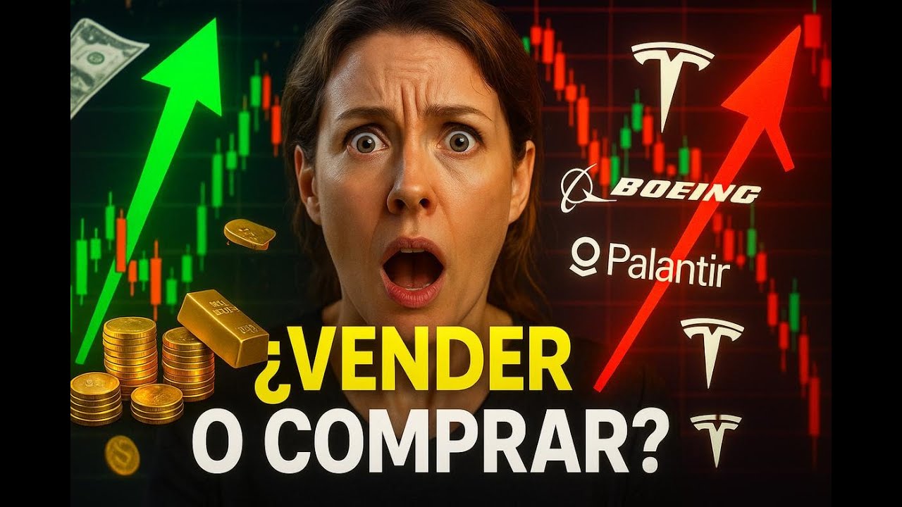 ¡ALERTA! Mercado REBOTA tras el desplome, ¿Es hora de VENDER o COMPRAR Boeing, Tesla y Palantir?