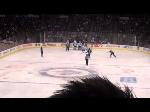 Winnipeg Jets vs Maple Leafs Dec 31 2011 PART 1