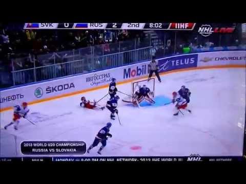 2013 WJC  Day 1 Highlights: Russia vs. Slovakia