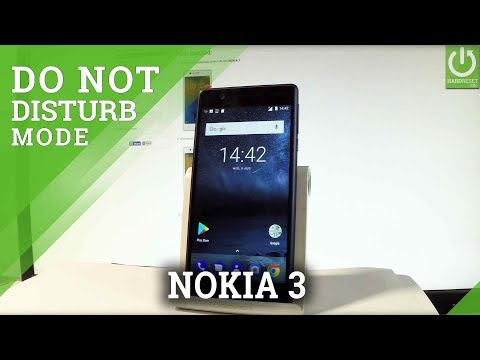 Do Not Disturb Mode in NOKIA 3 - Enable / Use Do Not Disturb