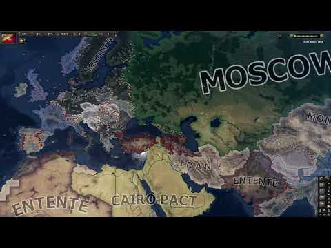 The Austro-Hungarian War - HOI4 Kaiserreich Timelapse
