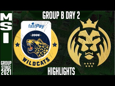 IW vs MAD Highlights | MSI 2021 Day 2 Group B | FastPay Wildcats vs MAD Lions