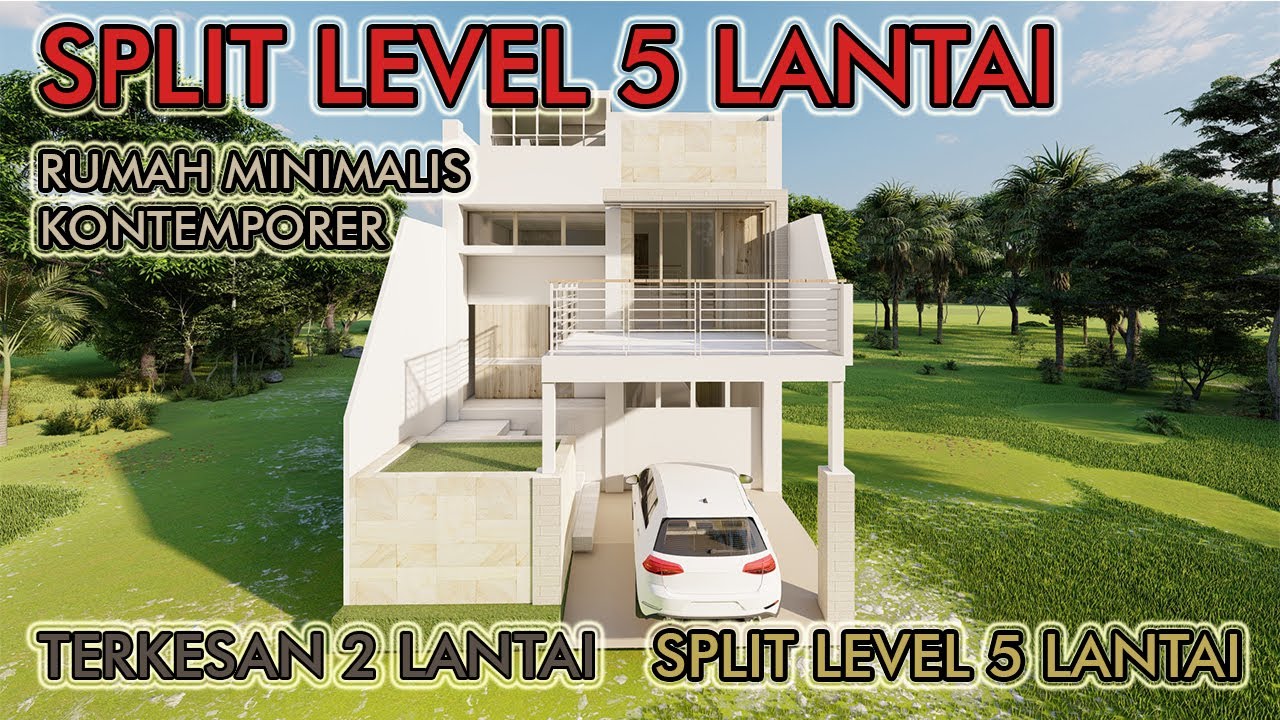 SPLIT LEVEL 5 LANTAI ? NAMUN RUMAH TERLIHAT 2 LANTAI