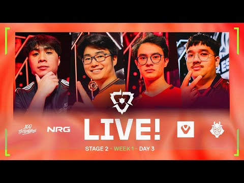 100T vs. NRG | G2 vs. SEN - VCT Americas Stage 2 - W1D3