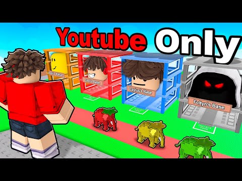 Sneaking Into A YOUTUBER ONLY Server!