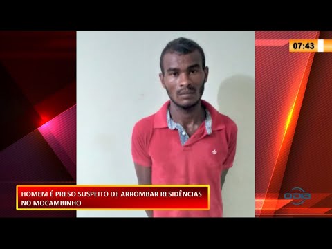 Homem acusado de vários assaltos é preso pela Polícia Civil no Mocambinho 26 01 2021