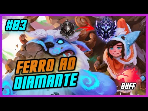 BUFF NO PREDADOR FICOU ROUBADO NO NUNU! FERRO AO DIAMANTE EM 1 MÊS #03