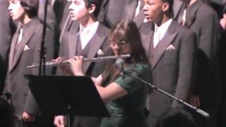 Peace, Peace by Rick & Sylvia Powell -  Gina Kodel Flute Solo - Canyon Concert Choir - 12-8-09
